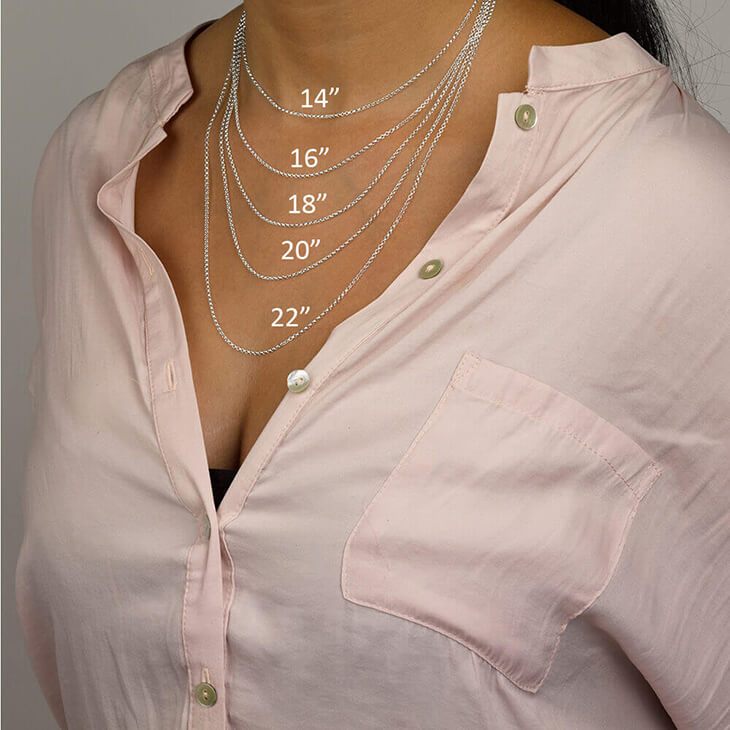 Block Letters Cut Out Monogram Necklace