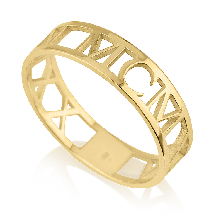 Roman Numeral Ring