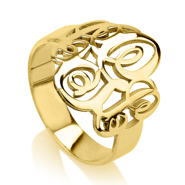 Interlocking Monogram Ring