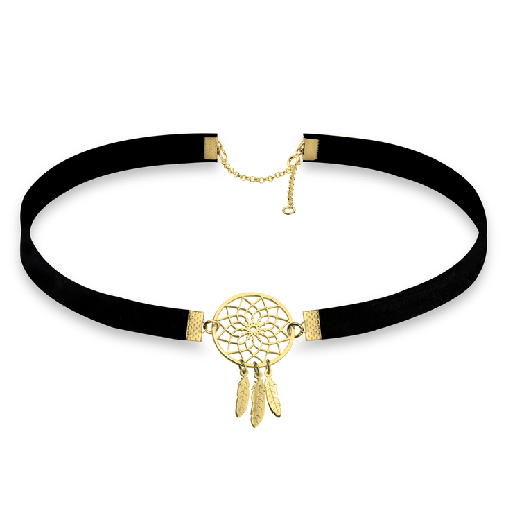 Dream Catcher Split Choker Necklace