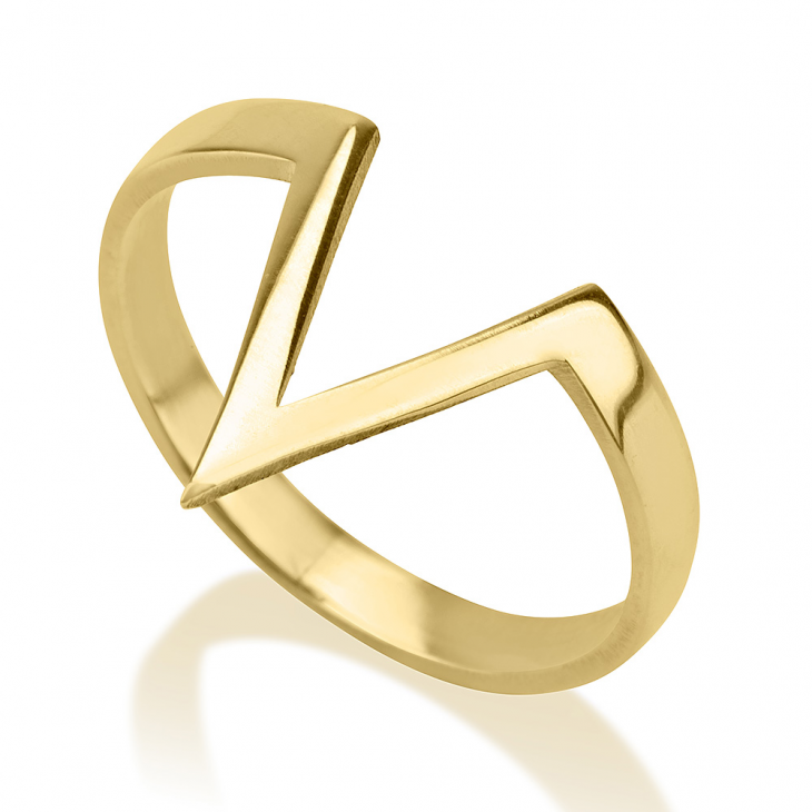 V Shaped Ring