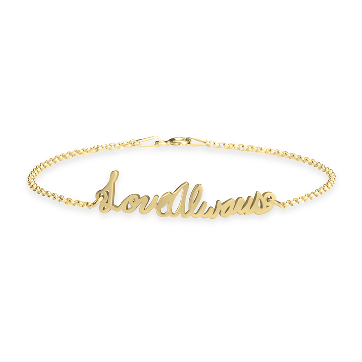Personalized Signature Bracelet