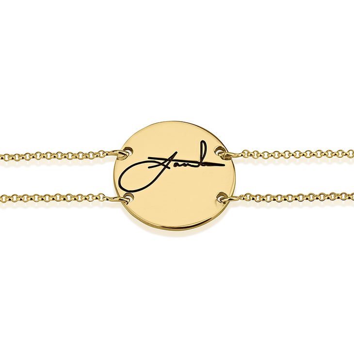 Circle Signature Bracelet