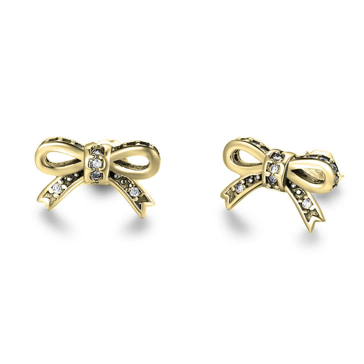 Tiny Bow Earrings