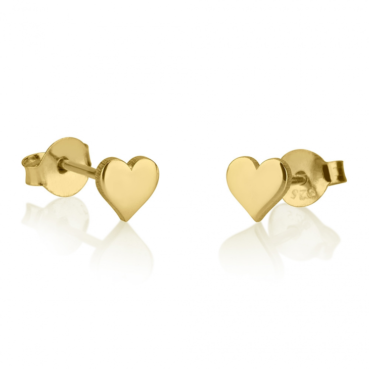 Heart Stud Earrings