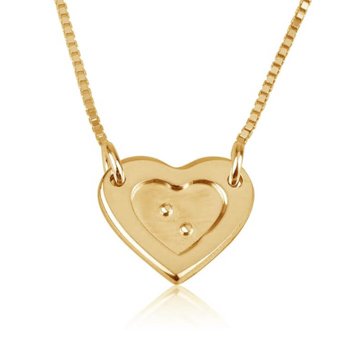 Braille Love Necklace