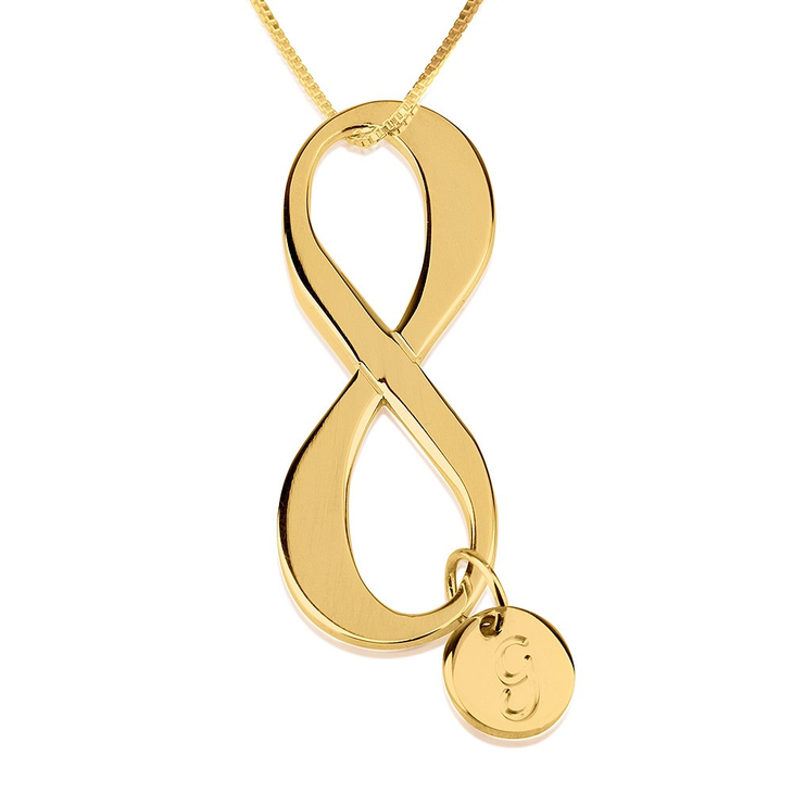 Initial Infinity Necklace