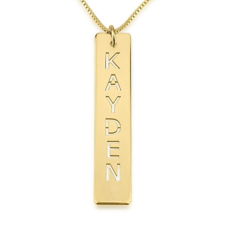 Bar Pendant Necklace