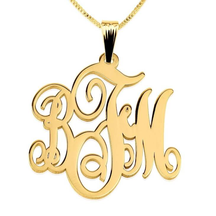 Classic Monogram Necklace