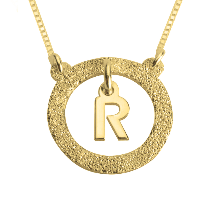 Floating Initial Necklace