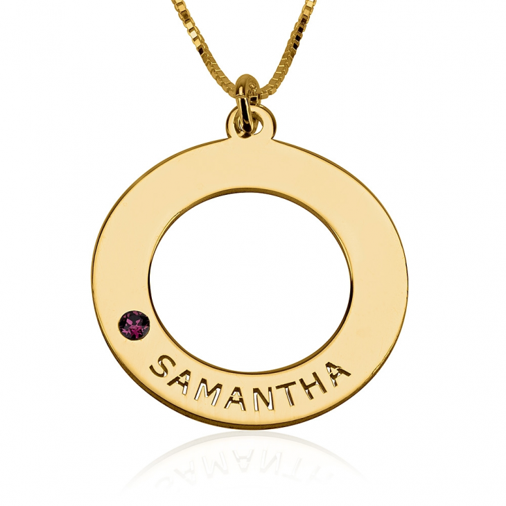 Family Birthstone Necklace
