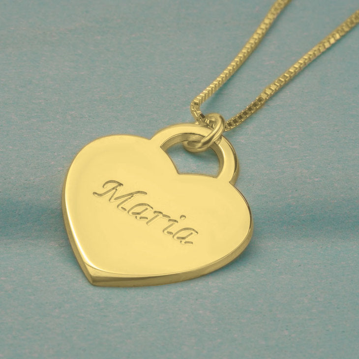 Heart Pendant with Name