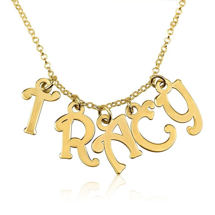 Name Charm Necklace