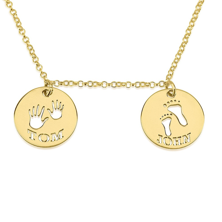 Mother's Necklace with Two Names