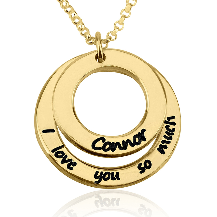 I Love You So Much Necklace with Name