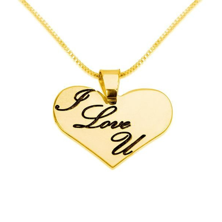 I Love You Heart Necklace