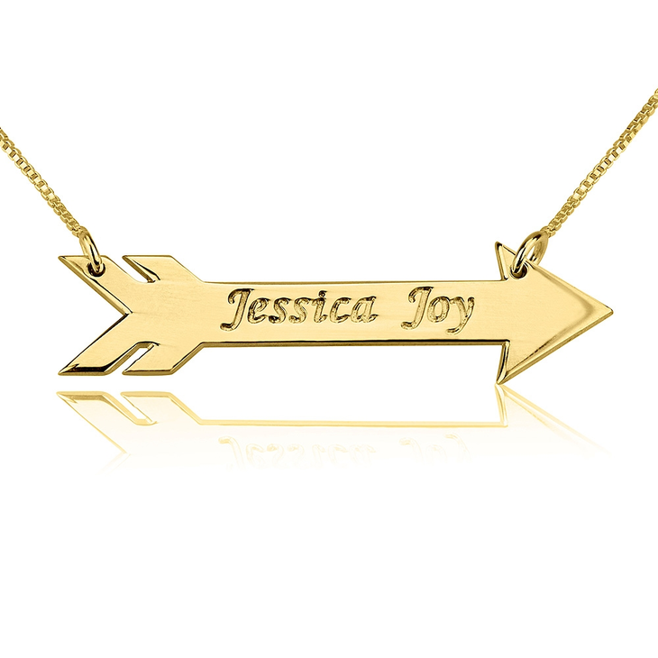 Feather Arrow Necklace