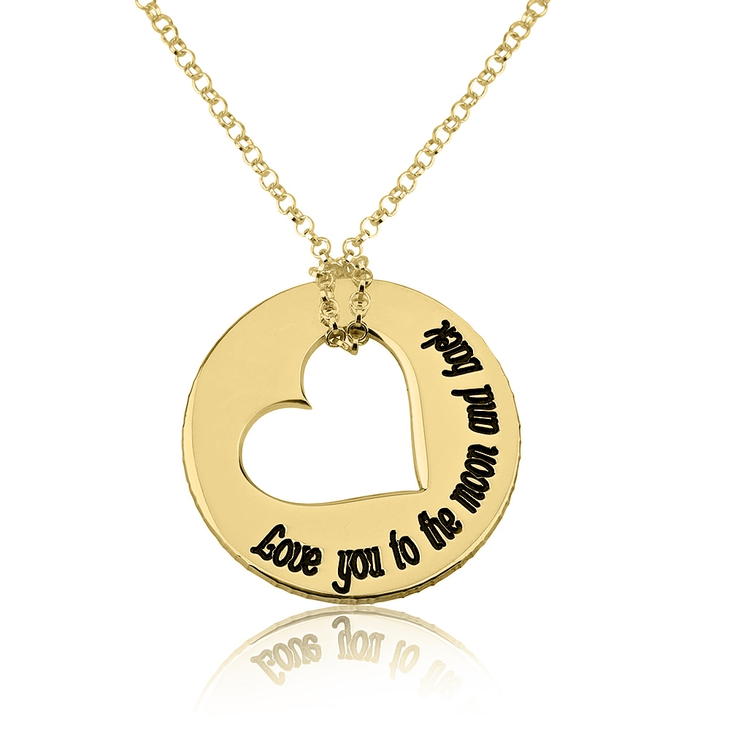 Love You To The Moon And Back Necklace