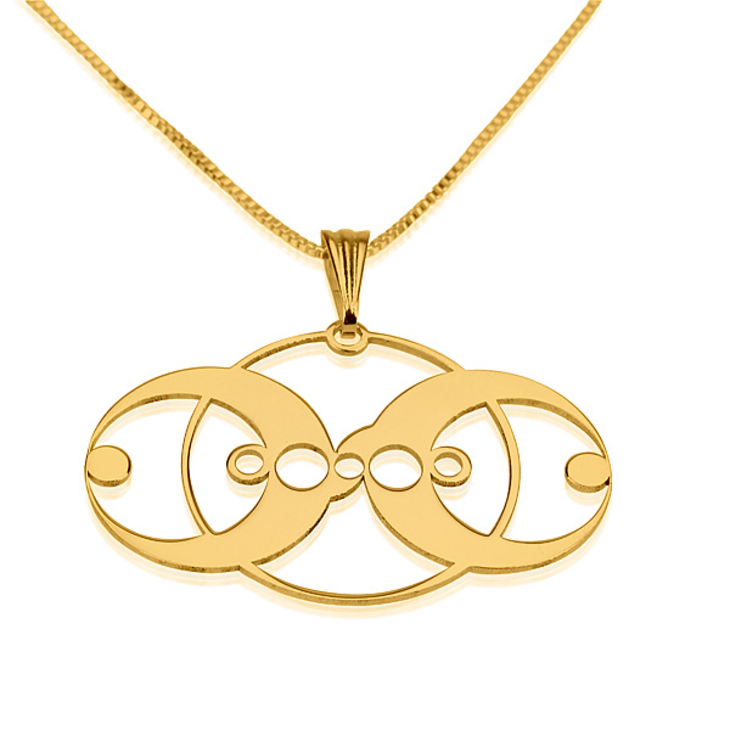 Crop Circle Necklace