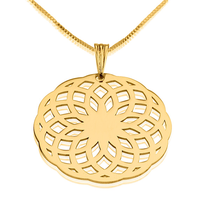 Crop Circle Necklace