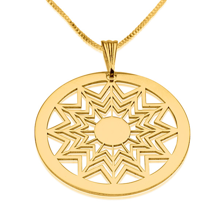 Crop Circle Necklace