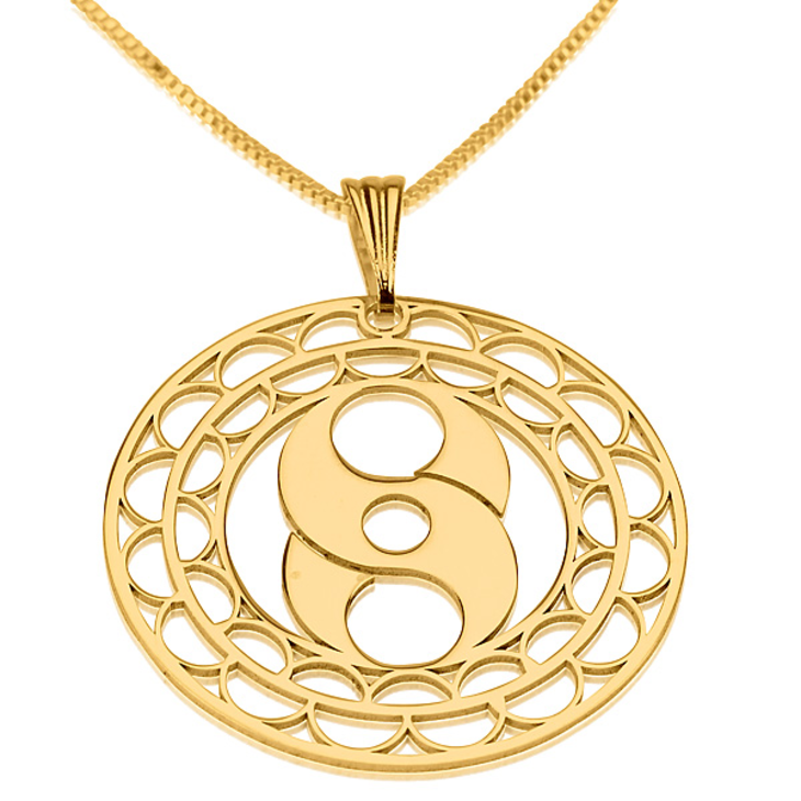Crop Circle Necklace