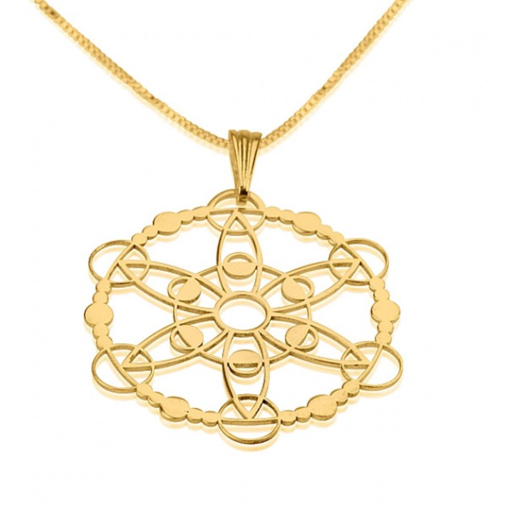 Crop Circle Necklace
