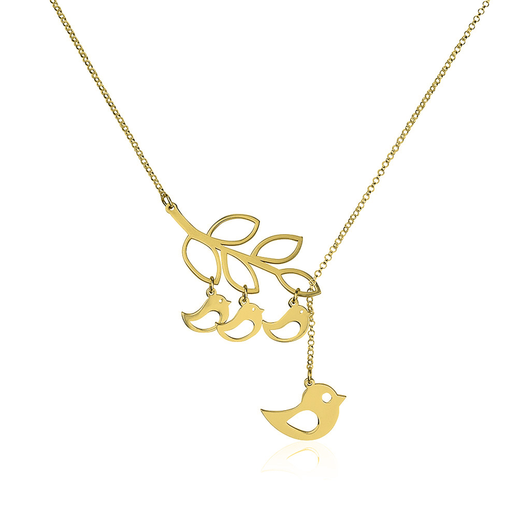 Bird Family Necklace