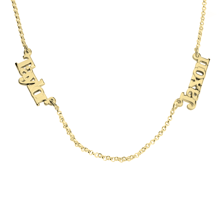 Multiple Name Necklace