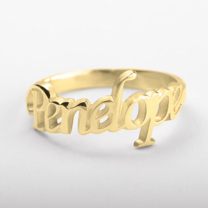 Personalized Name Ring
