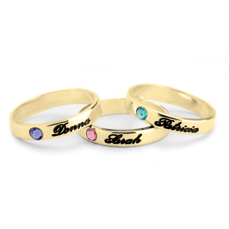 Birthstone Rings For Mom