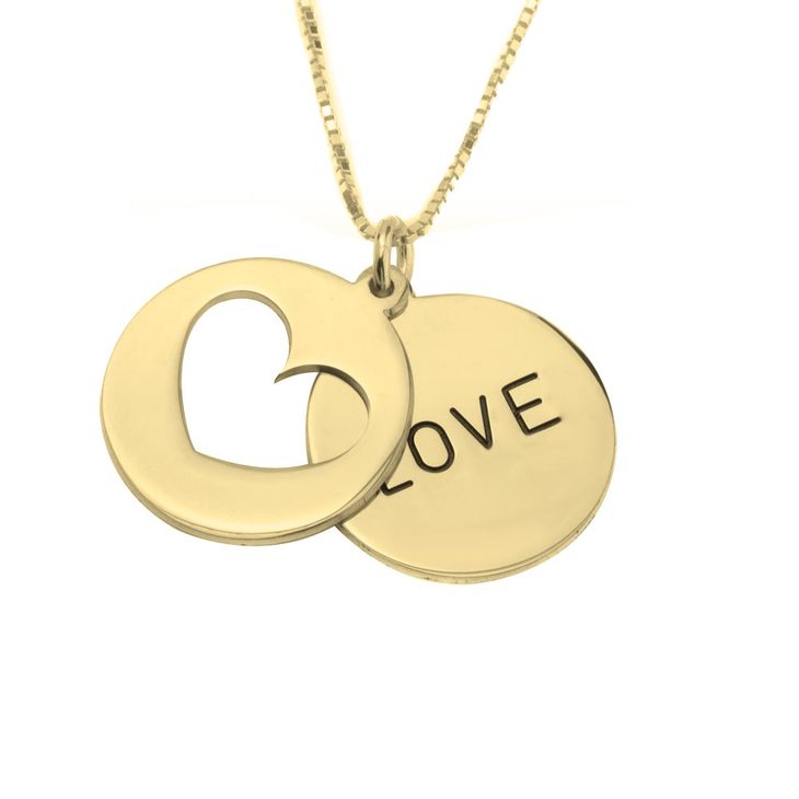 Double Disc Necklace
