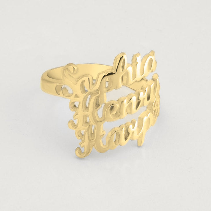 Personalized Name Rings