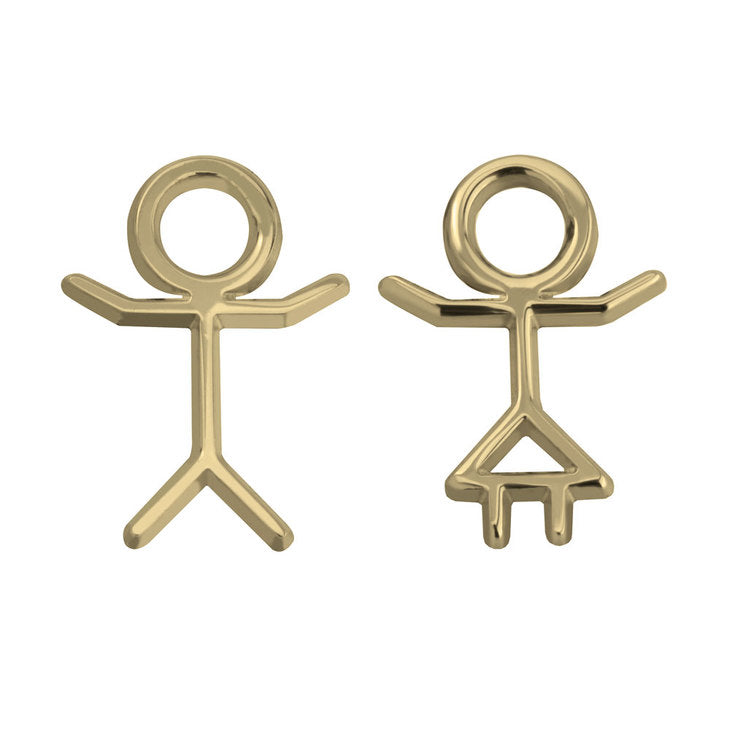 Stick Figure Necklace