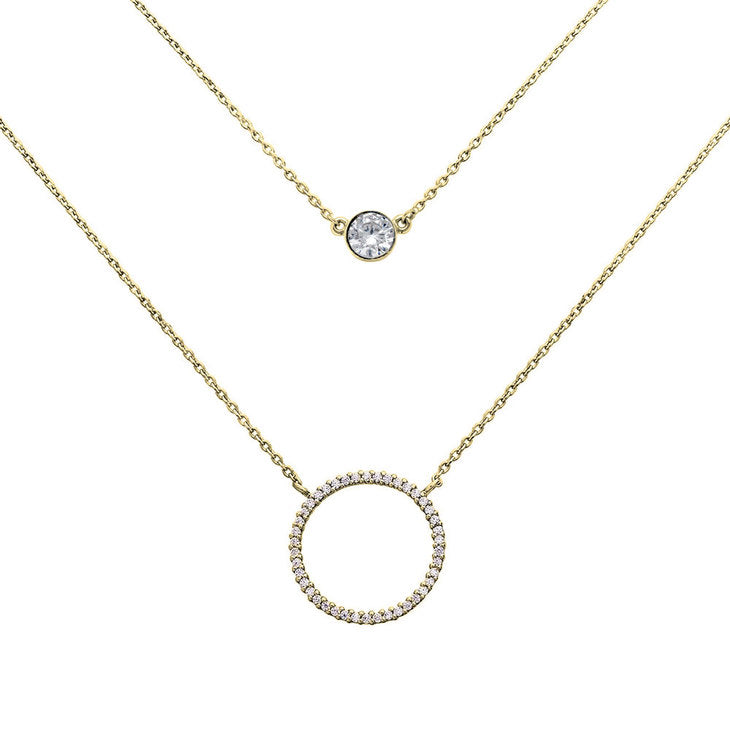 Layered Circle Necklace