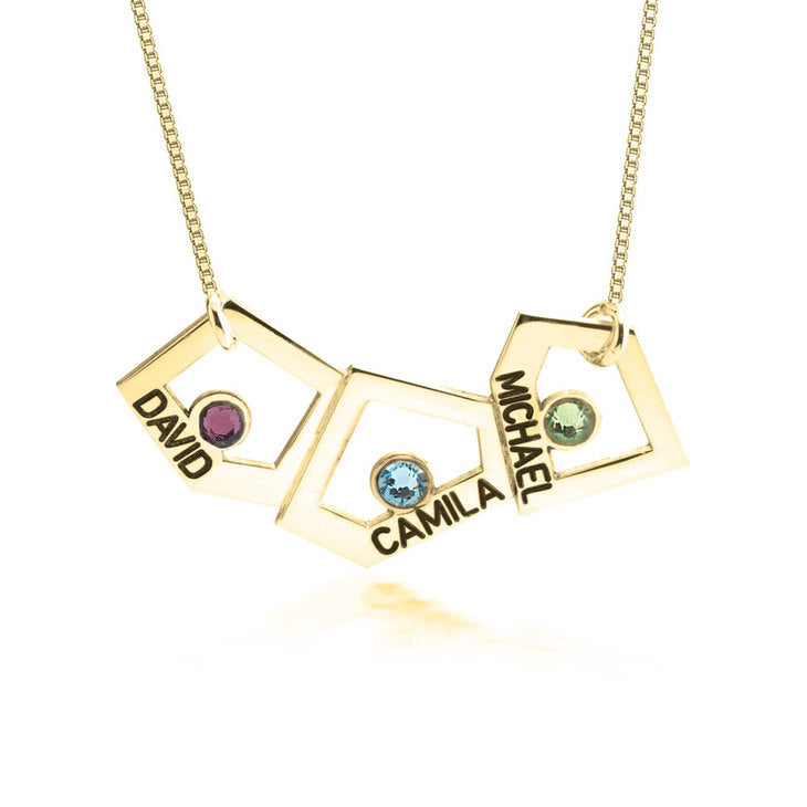 Geometric Mother Necklace