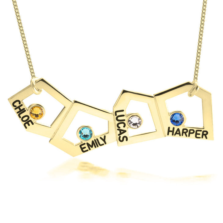 Geometric Mother Necklace