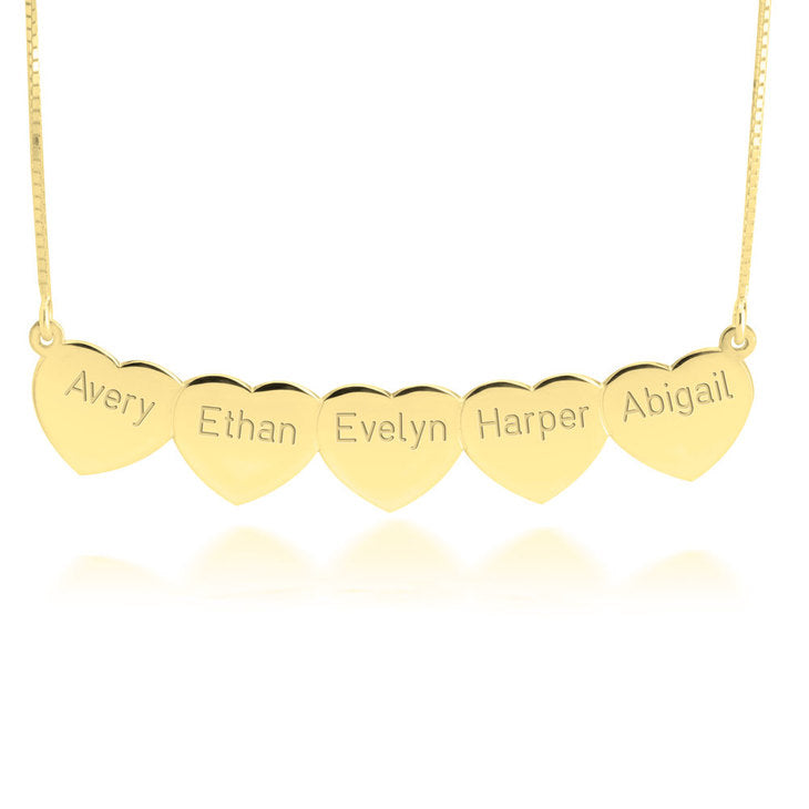 Multi Heart Necklace