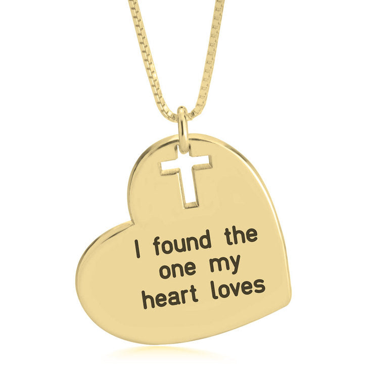 Heart and Cross Necklace