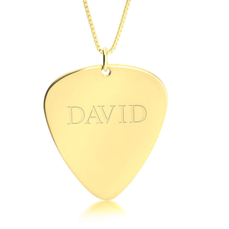Custom Guitar Pick Necklace