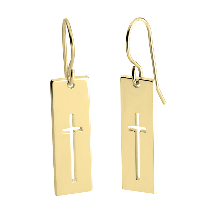 Cross Bar Earrings