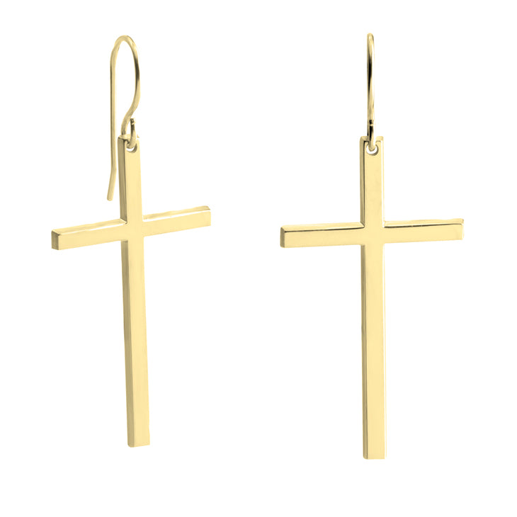Big Cross Earrings