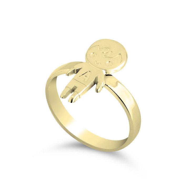 Child Ring with Initial