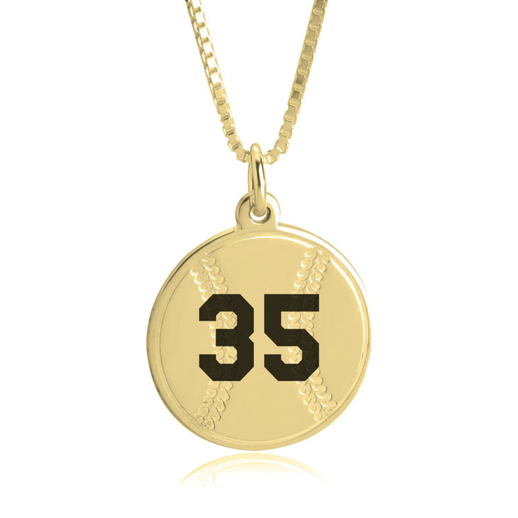Baseball Necklace