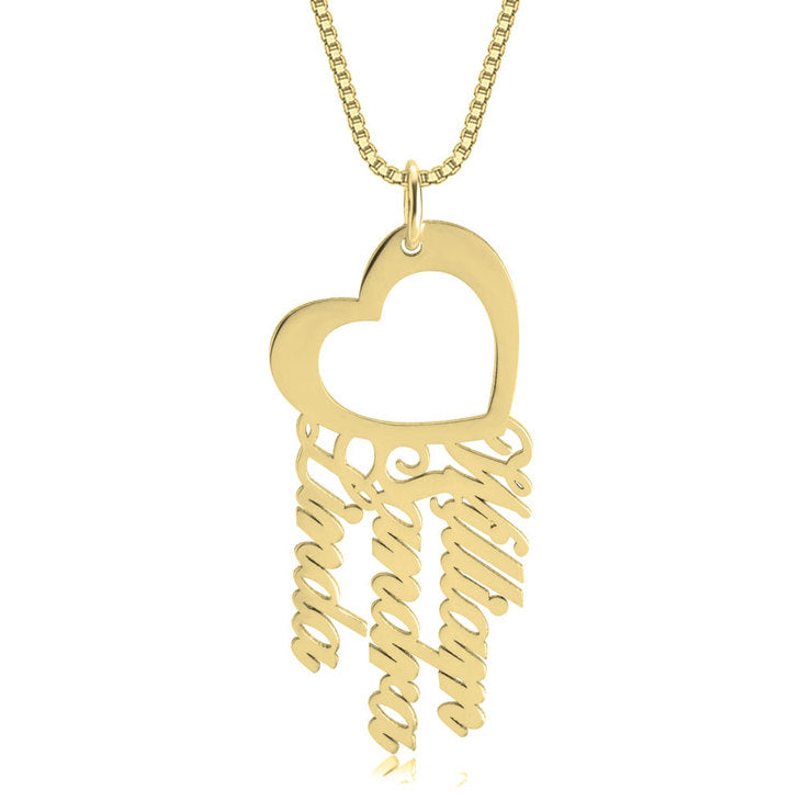 Custom Heart Necklace