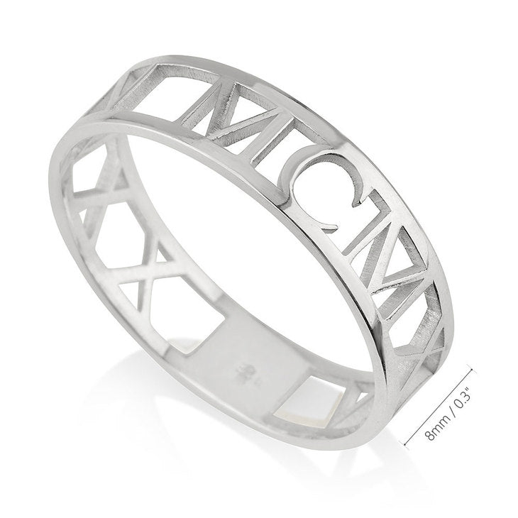 Roman Numeral Ring