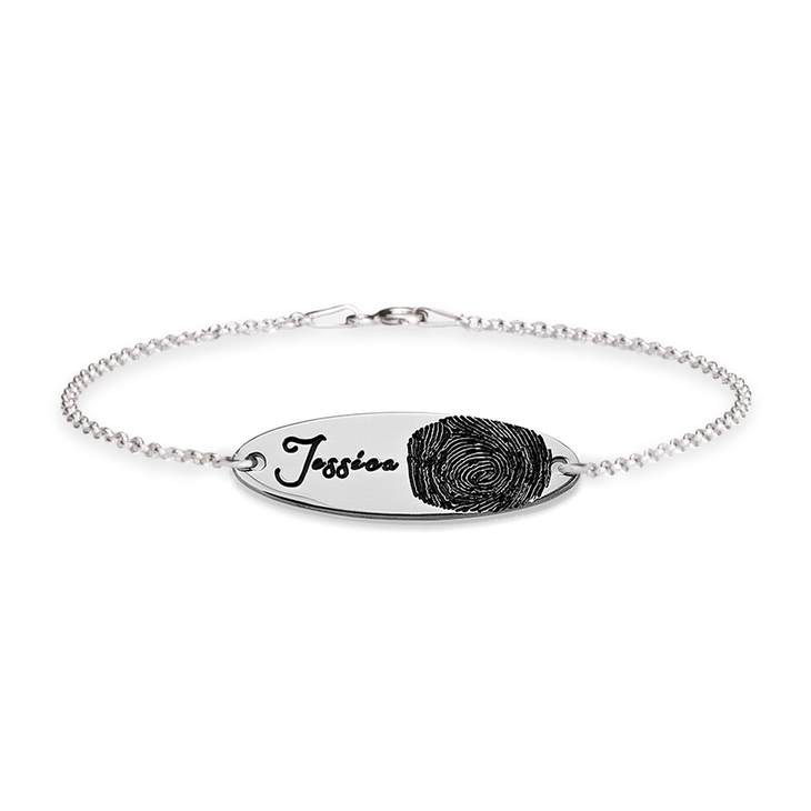 Fingerprint Bar Bracelet