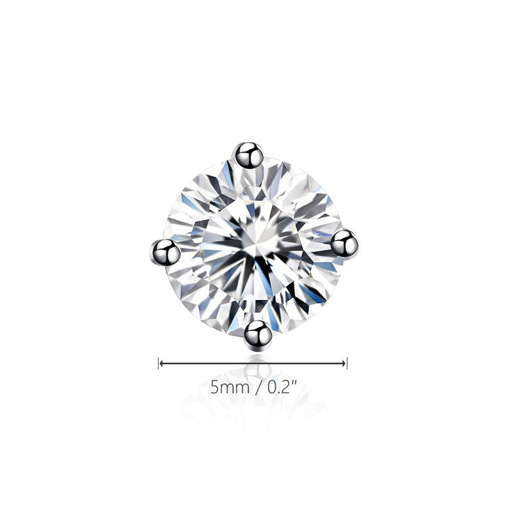 Cubic Zirconia Stud Earrings
