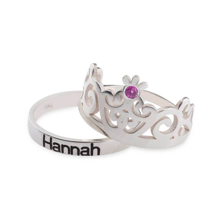 Crowns Couple Ring Set