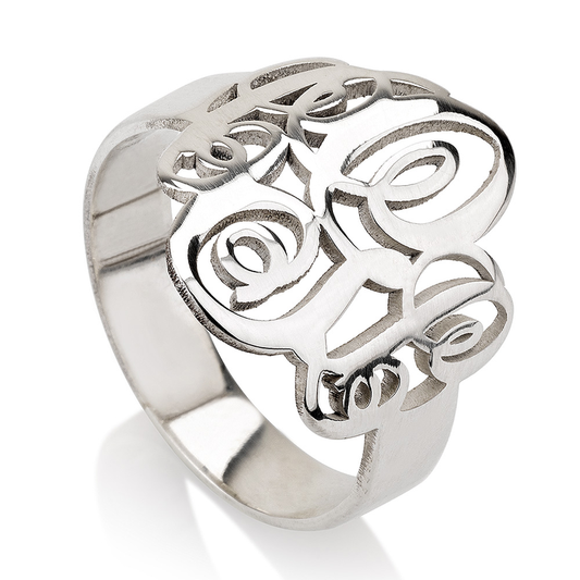 Interlocking Monogram Ring